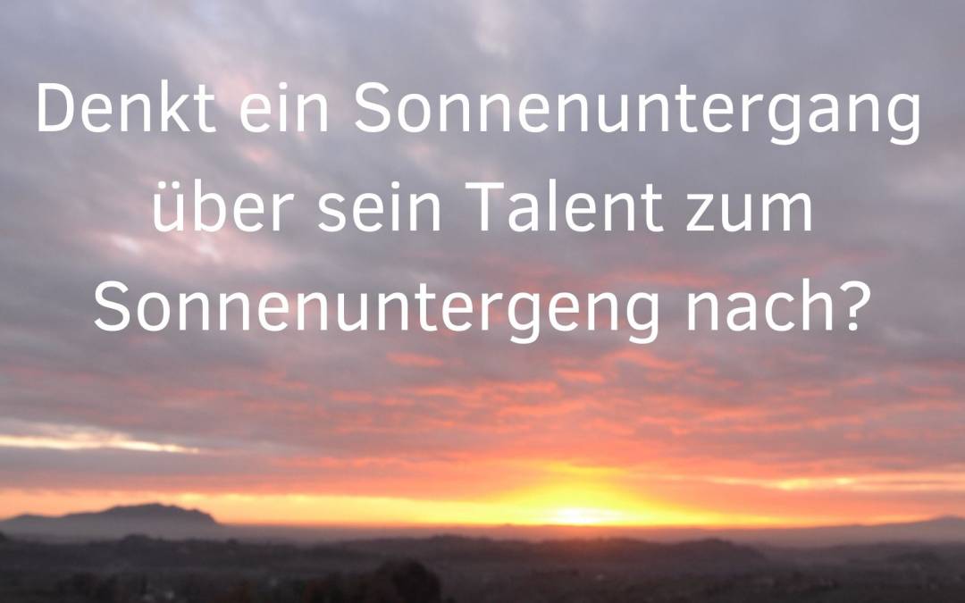 Brauche ich zum Zeichnen Talent?