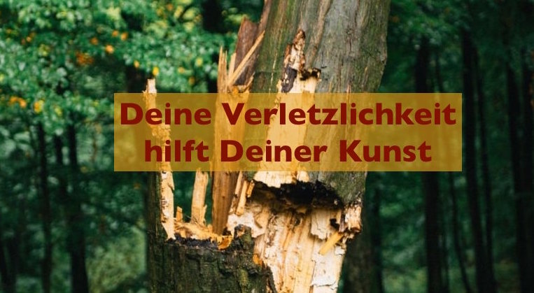 Verletzlichkeit beim Kunst machen und eine Übung